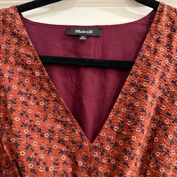 100% Cotton Madewell Long Sleeve Dress - Picture 7 of 7